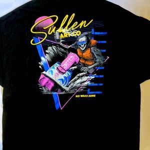 Mens sullen no wake zone T-shirt nwt size 2x